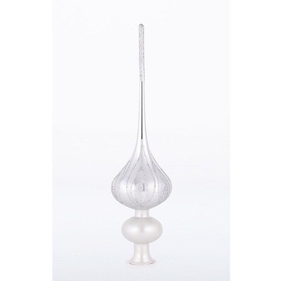 Shine Silver Christmas Tree Topper