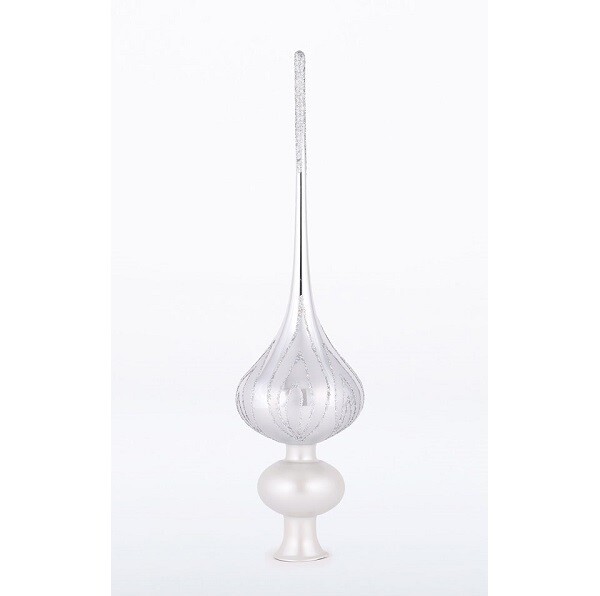 Shine Silver Christmas Tree Topper