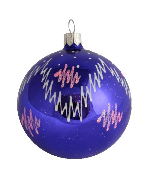 Frost Christmas Ball, Purple