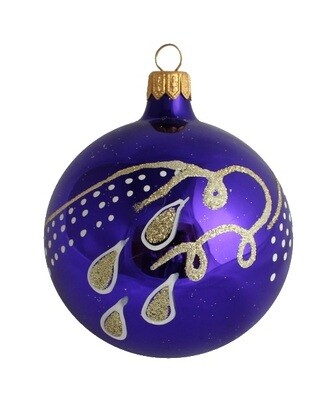 Tears Christmas Ball, Purple