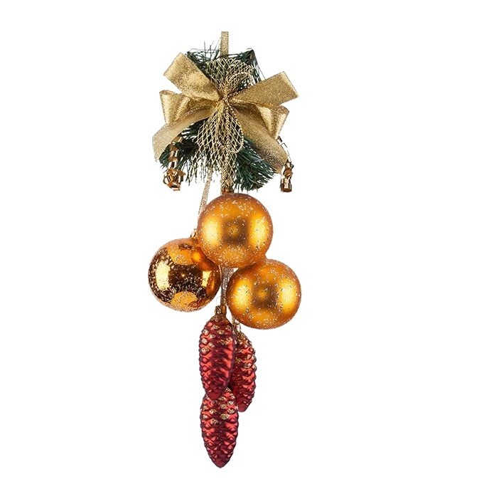Novel Christmas Garland, Gold