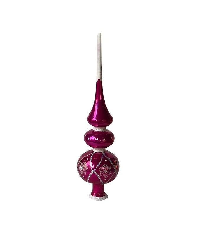 Snowy Purple, Christmas Tree Topper