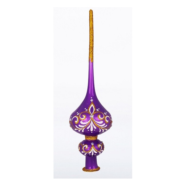 Elegant Purple, Christmas Tree Topper