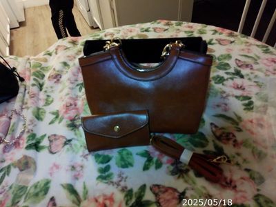 Brown Crocodile Purse