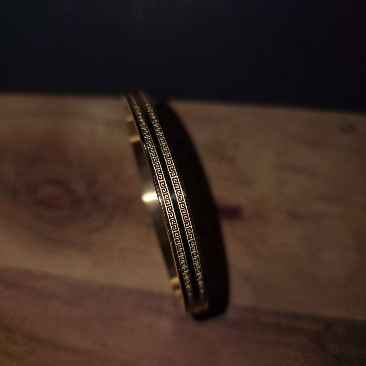Timeless Grace Bangle - Greek key patterns