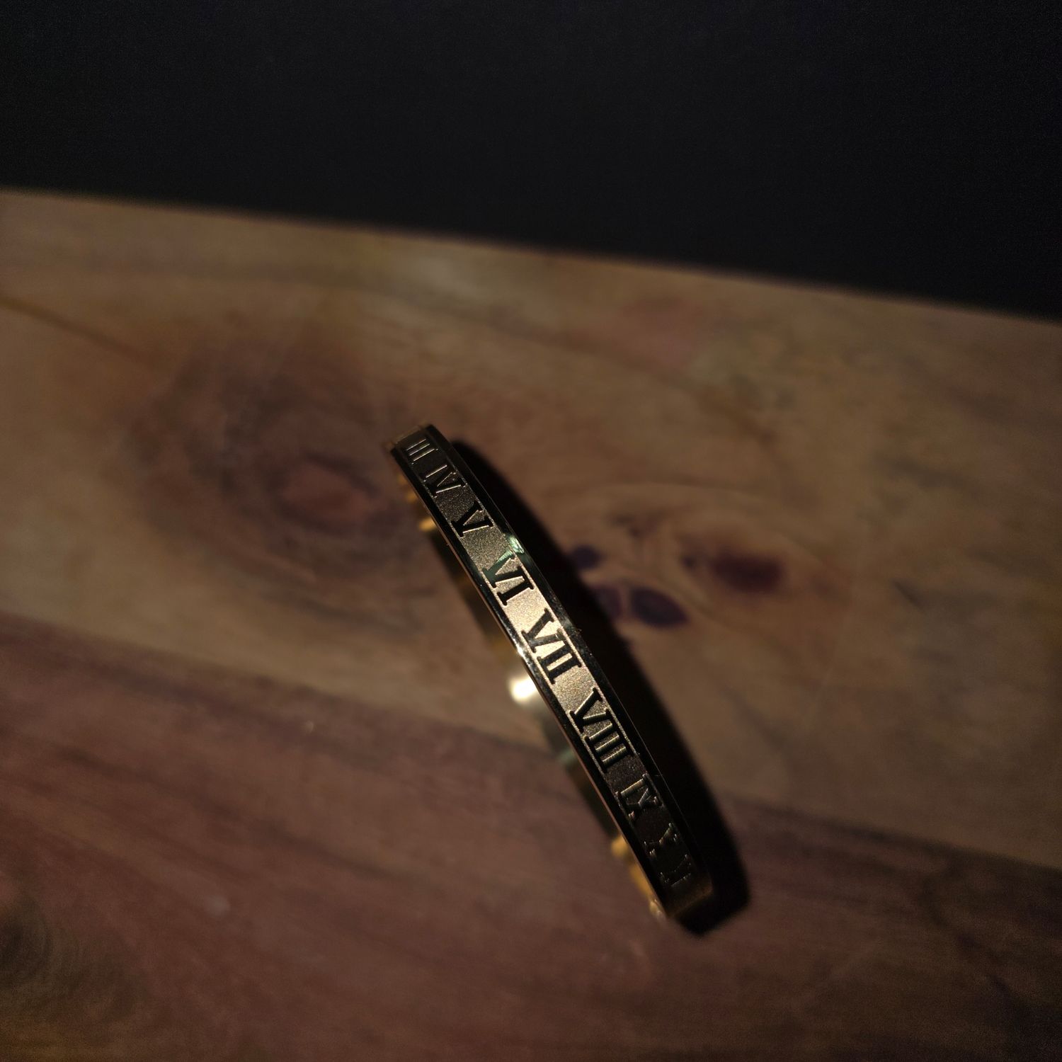 Timeless Grace Bangle - Roman Numeral 