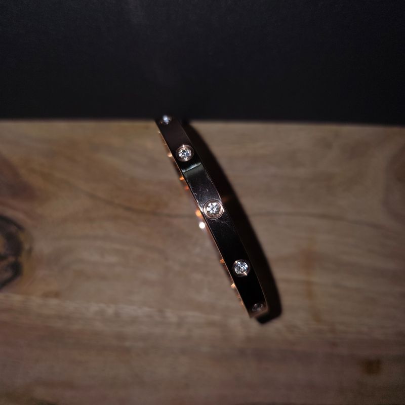 Radiance Luxe Bangle - Rose Gold