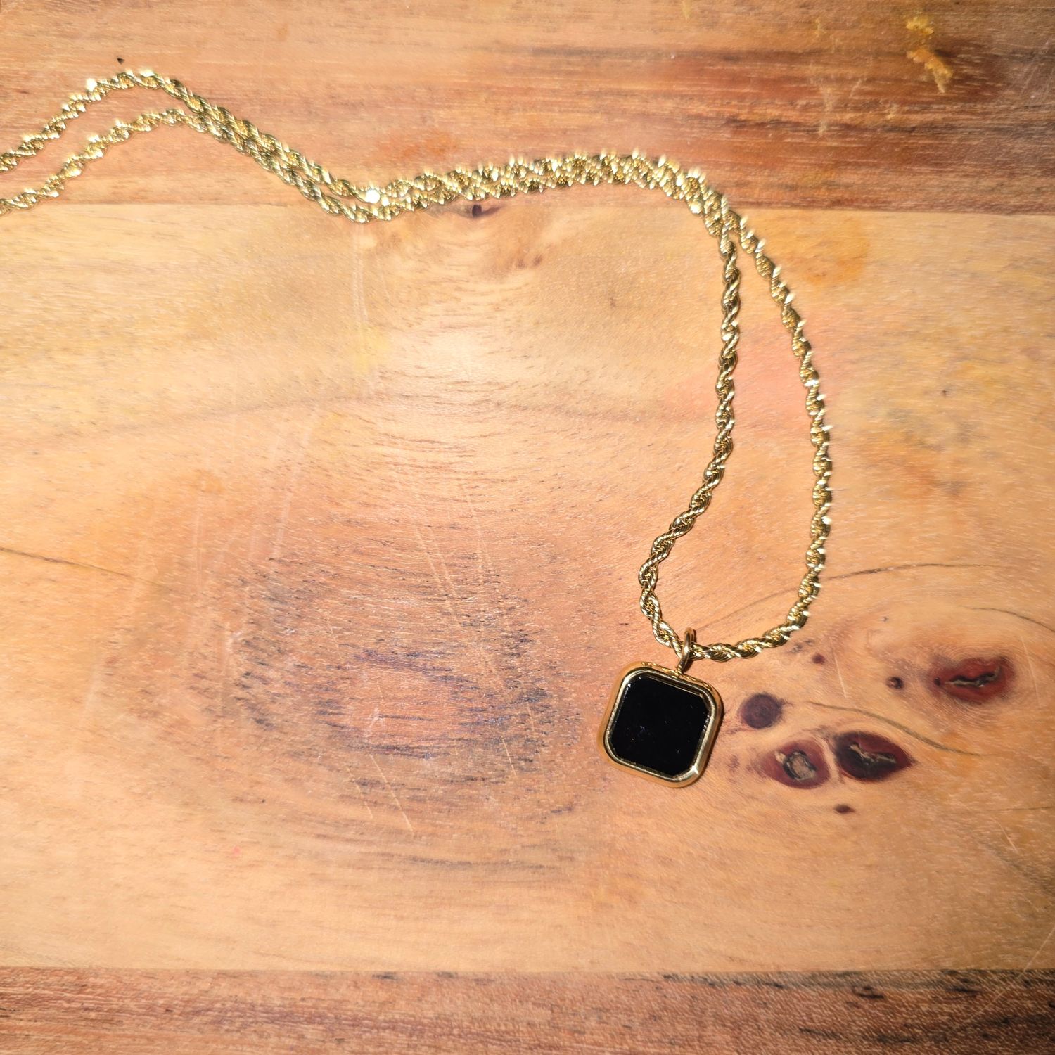Woven Gold Choker Necklace