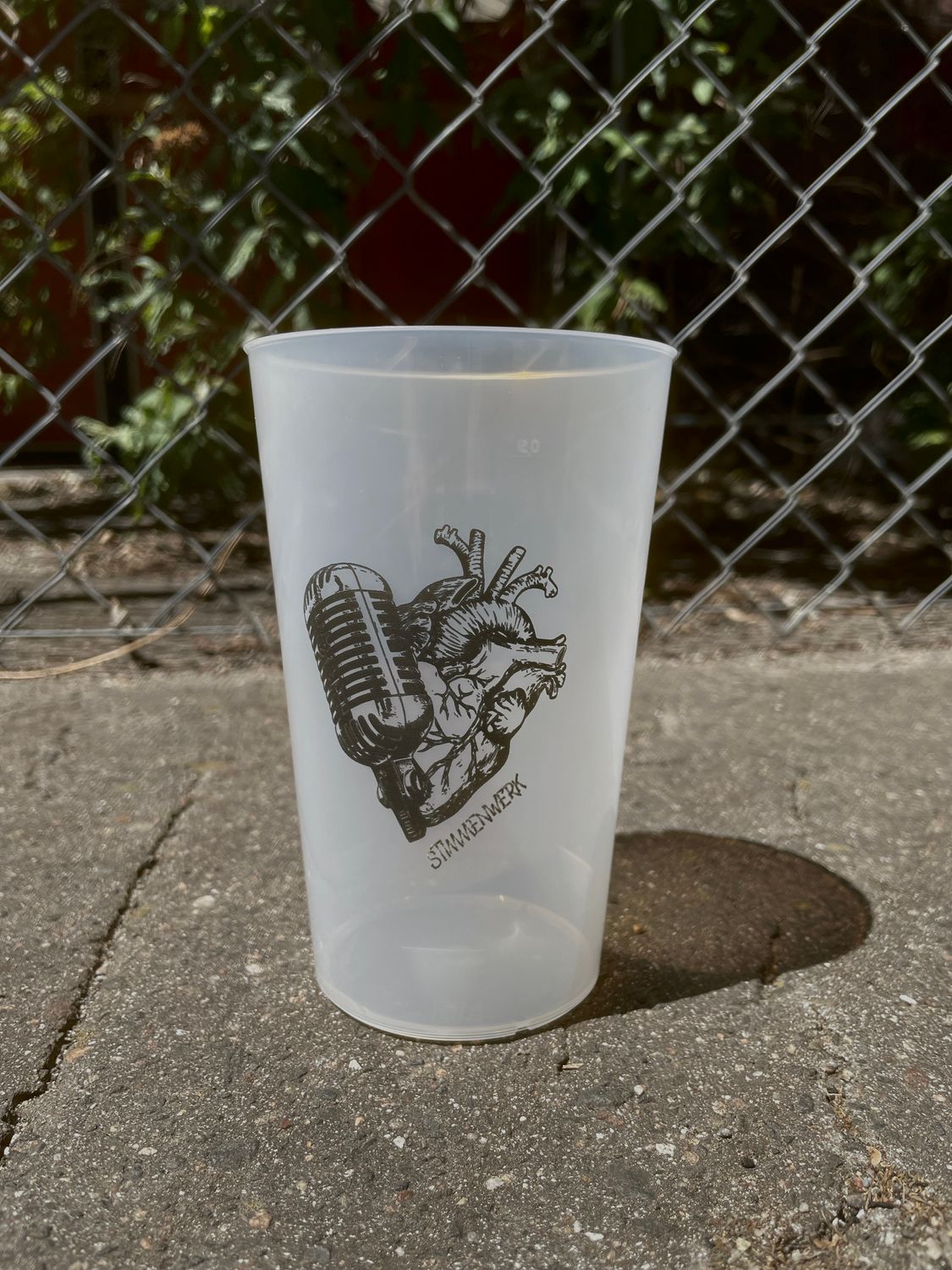 Mehrweg Festivalbecher "Mikro-Herz"