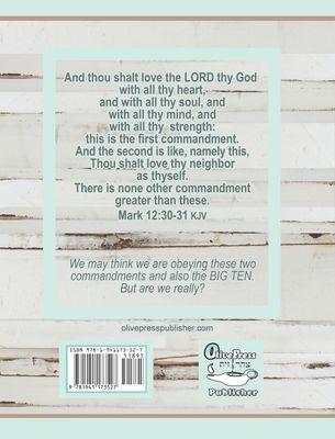 TEN COMMANDMENTS JOURNAL: Am I Following the Big Ten? in depth for adults
