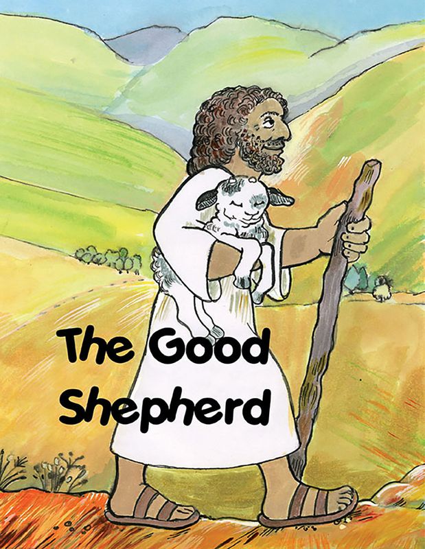 10.  The Good Shepherd, Bible story colouring book