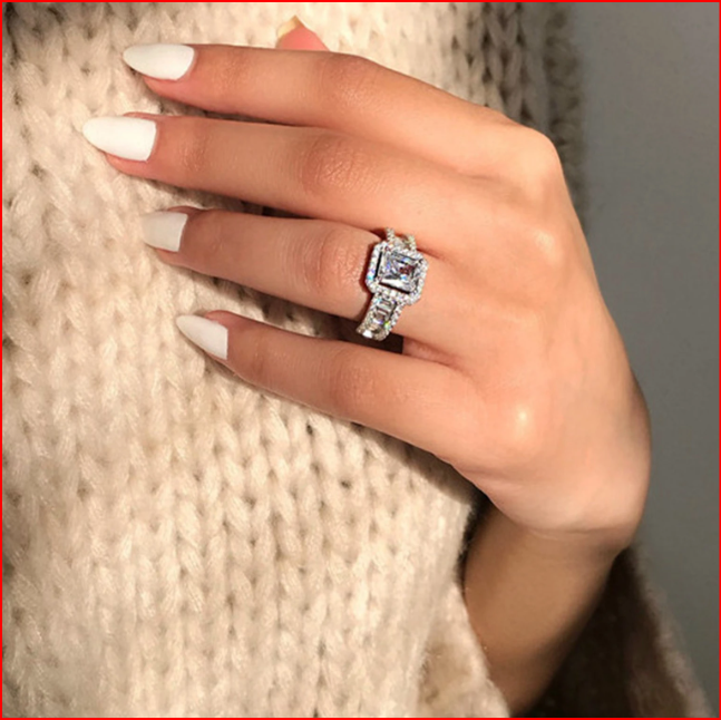Exquisite Women Ring Stainless Steel