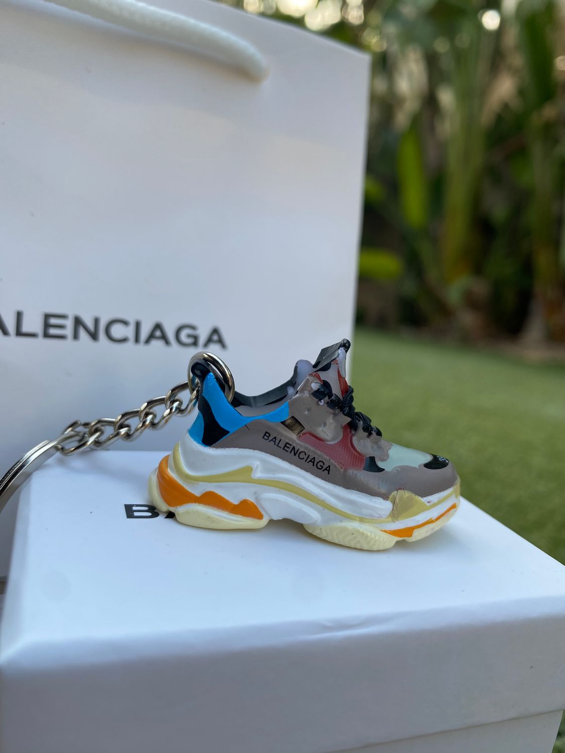 Balenciaga Triple S &quot; Grey Red Blue&quot;