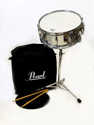 Pearl Steel Shell Snare Drum  - 10 Lug - 6 x 14