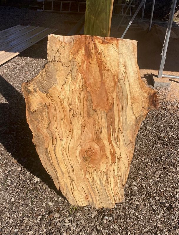 LIVE EDGE MAPLE SLAB