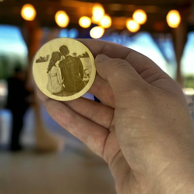 Personalized Wooden Coins