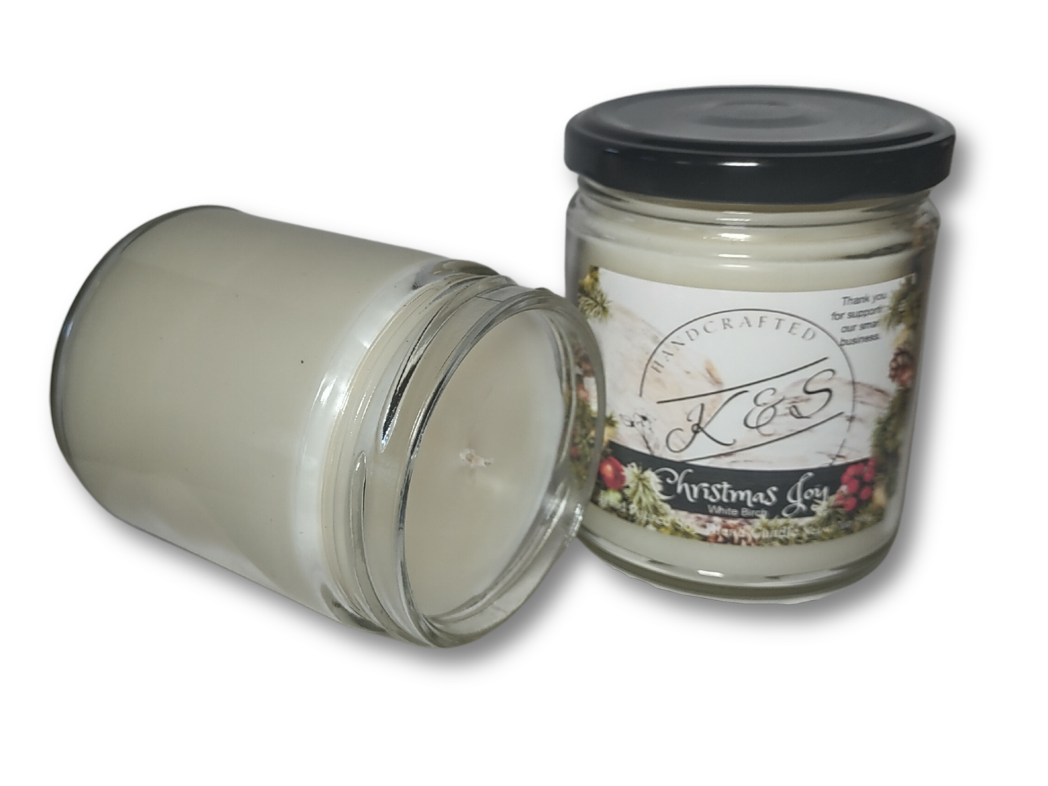 Christmas Joy (white birch) 7oz. candle