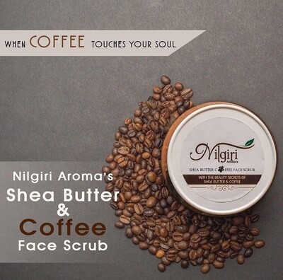 Sheabutter &amp; coffee face srcub
