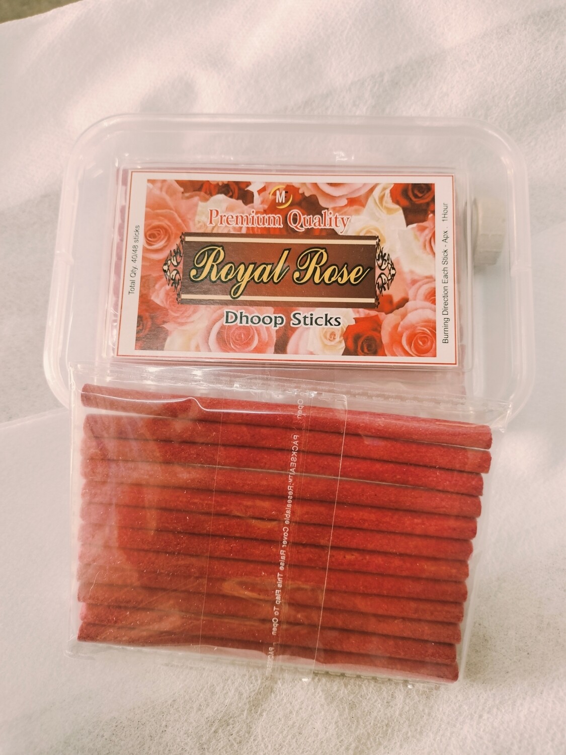 Dhoop Sticks Royal Rose - 36/40ps