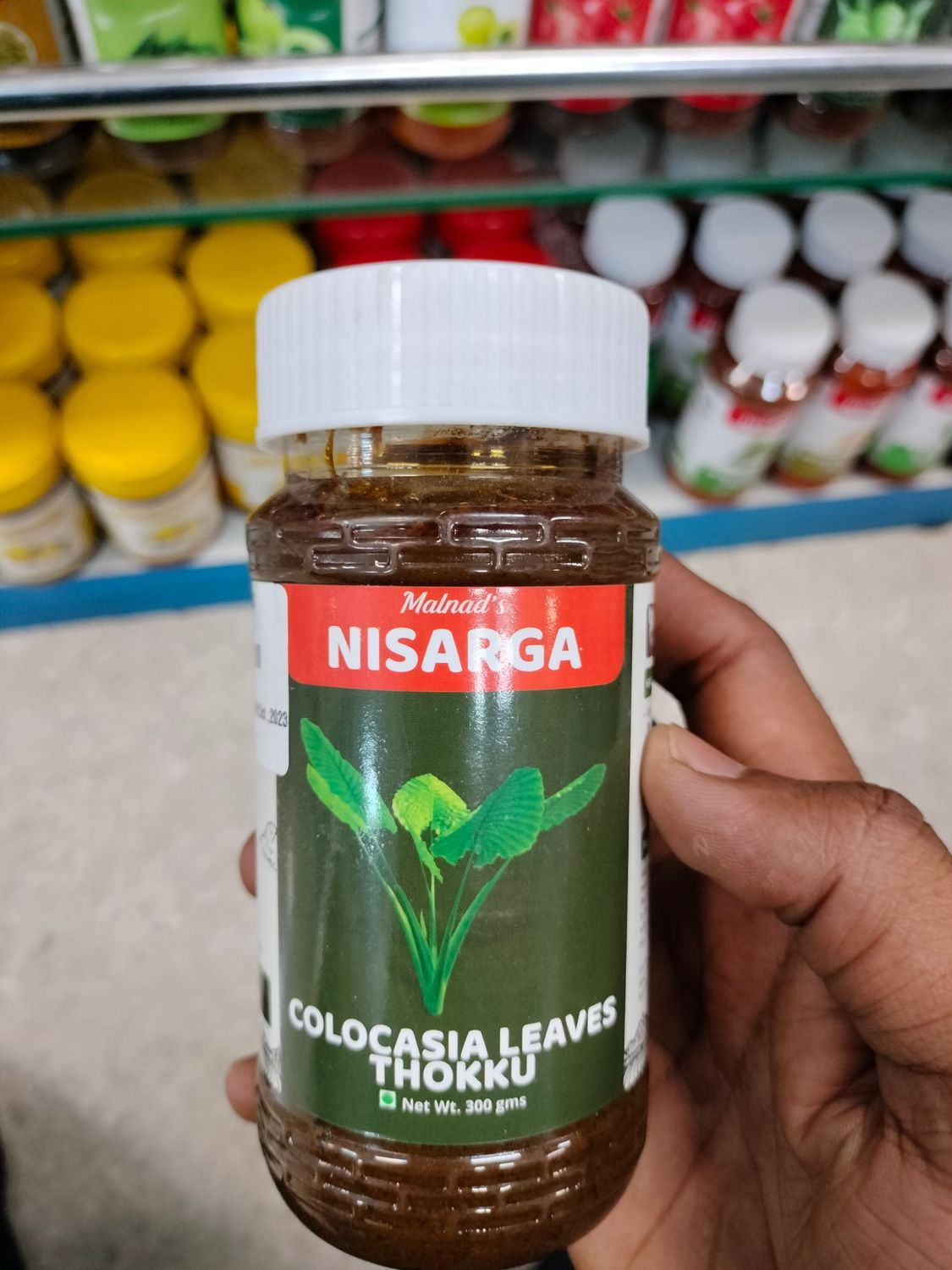 Nisarga colacasia leaves thokku - 300g