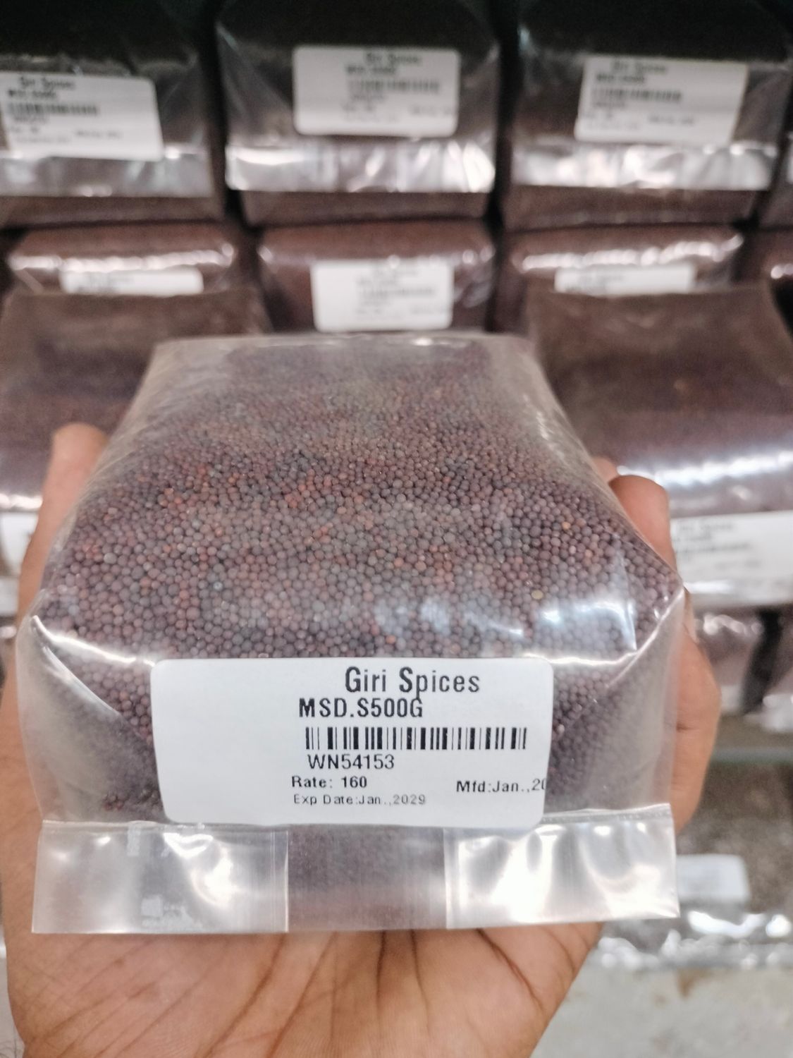 Giri spices small mustard seeds - 500g