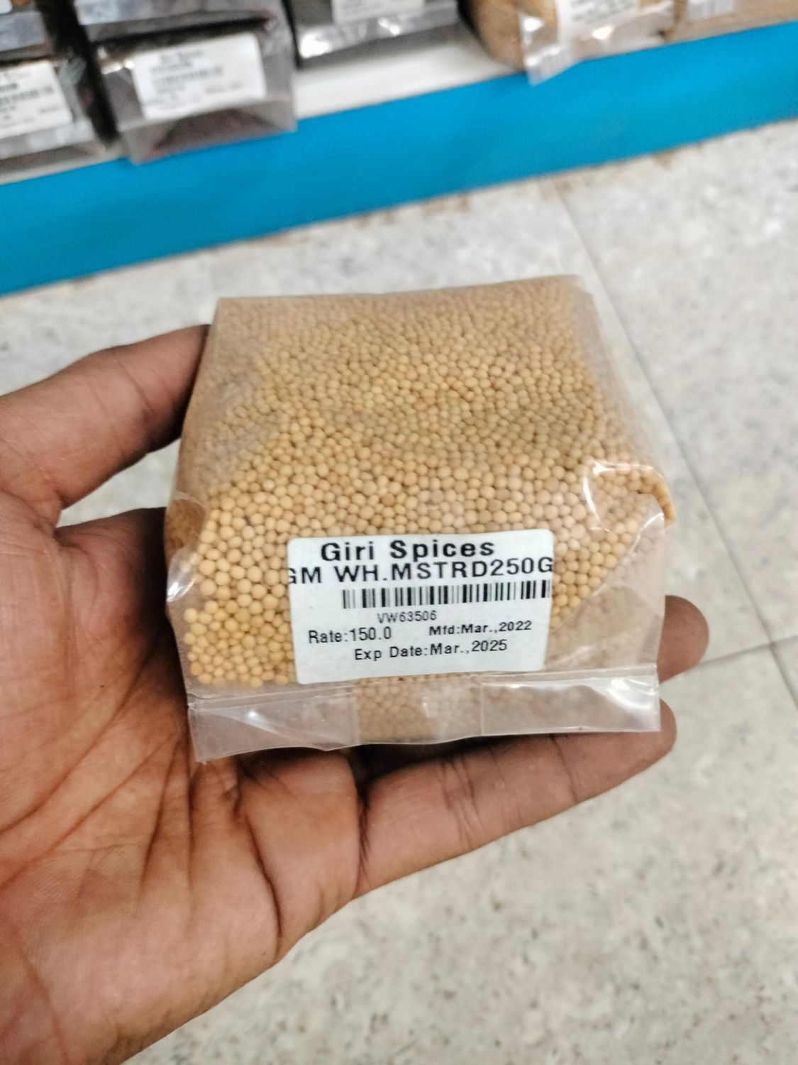 White mustard seeds - 250g