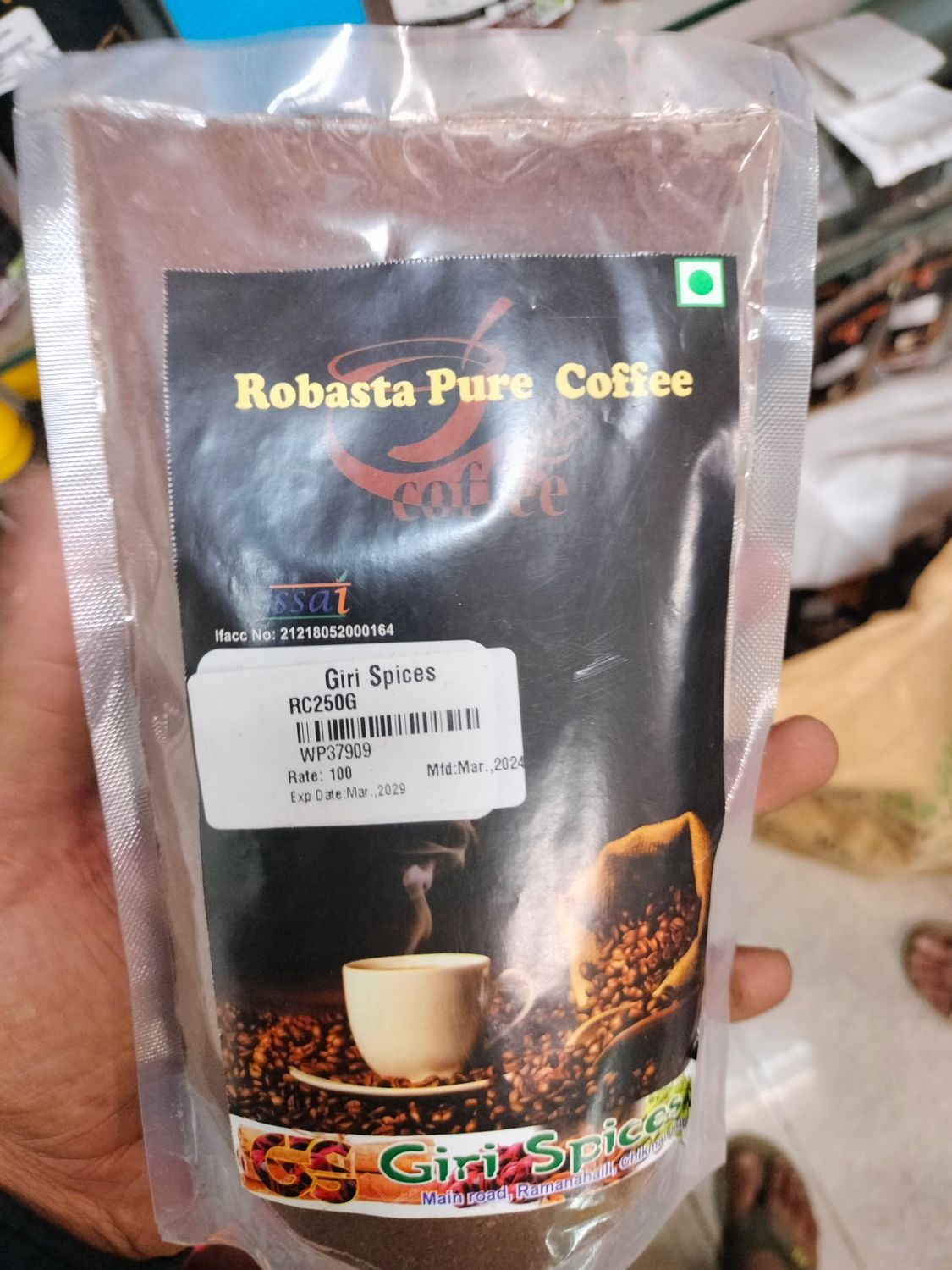 Robusta Pure coffee - 250g