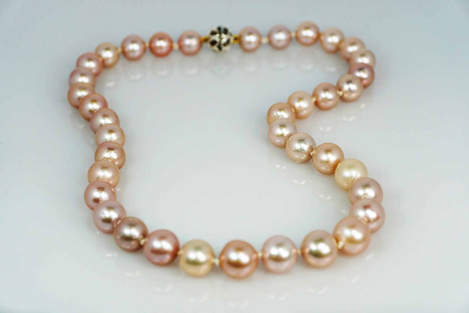 FRESH WATER PEARL Necklace With Gift Box, Unique Stylish Round Beaded Choker, Jewelry Gift For Girlfriend