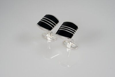 Resin cufflinks, Designer cufflinks, Feather in resin, wonderful look art deco style unique gift for him