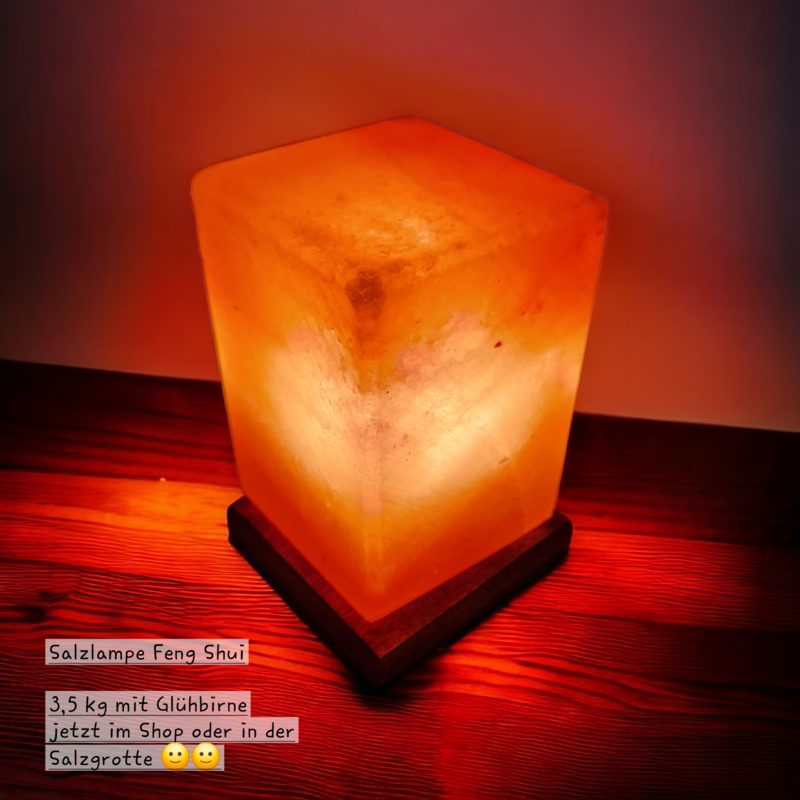 Salzwürfellampe FengShui