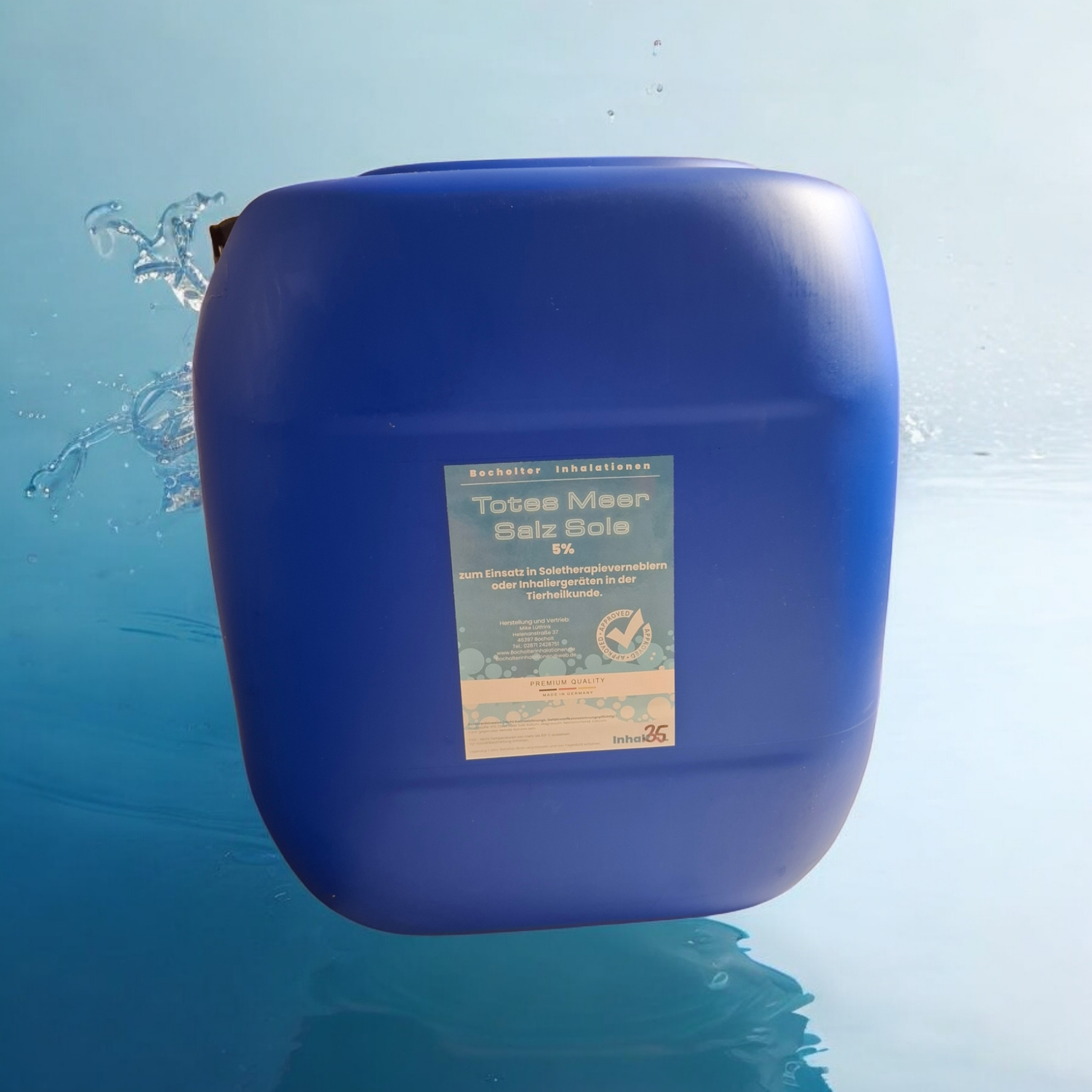 35 Liter TotesMeerSalzsole 5%