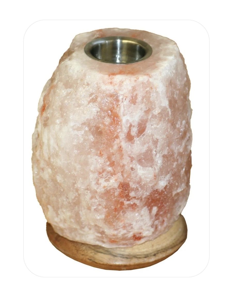 Ölduftlampe aus Salz