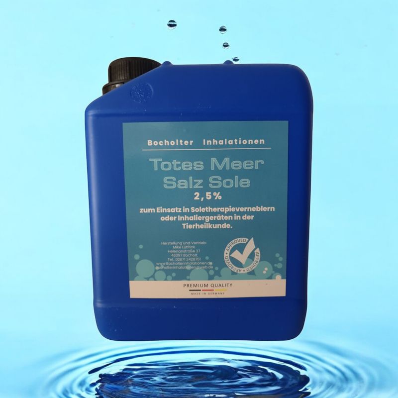 2,5% TotesMeerSalz Sole 2,5 Liter