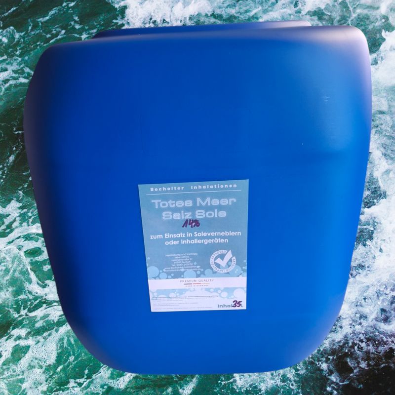 35 Liter Gebinde TotesMeerSalzSole 14%