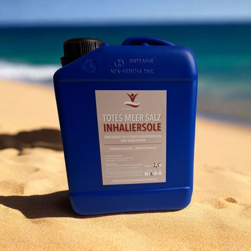 2,5 Liter Inhaliersole für Vernebler und Inhalatoren 2,5%
