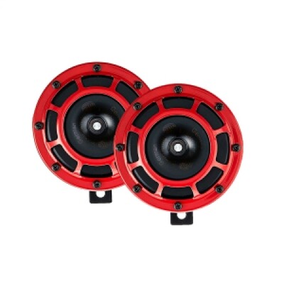 Hella 003399842 Signature Red Grille Horn Set