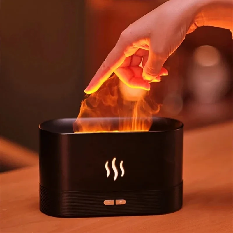 Essential Oil mini Flame Humidifier Diffuser
