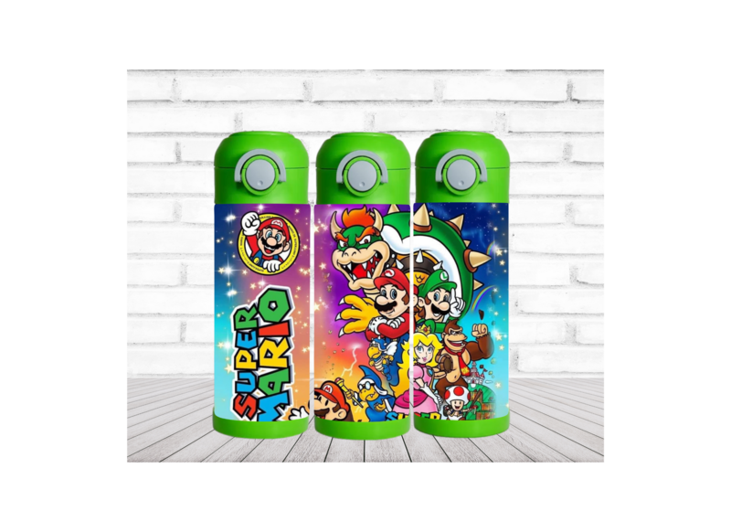 Super Mario 12 oz water bottle