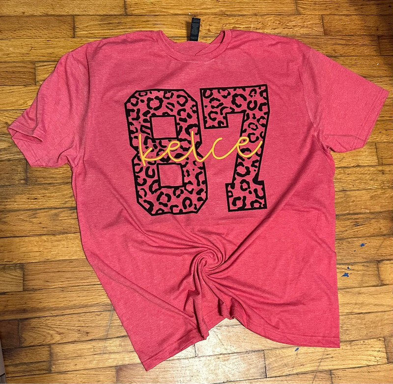 Kelce Leopard 87 Tshirt