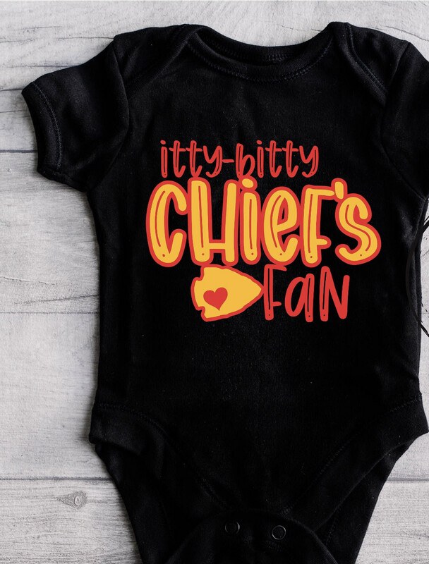 Itty Bitty Chiefs Fan Onsie
