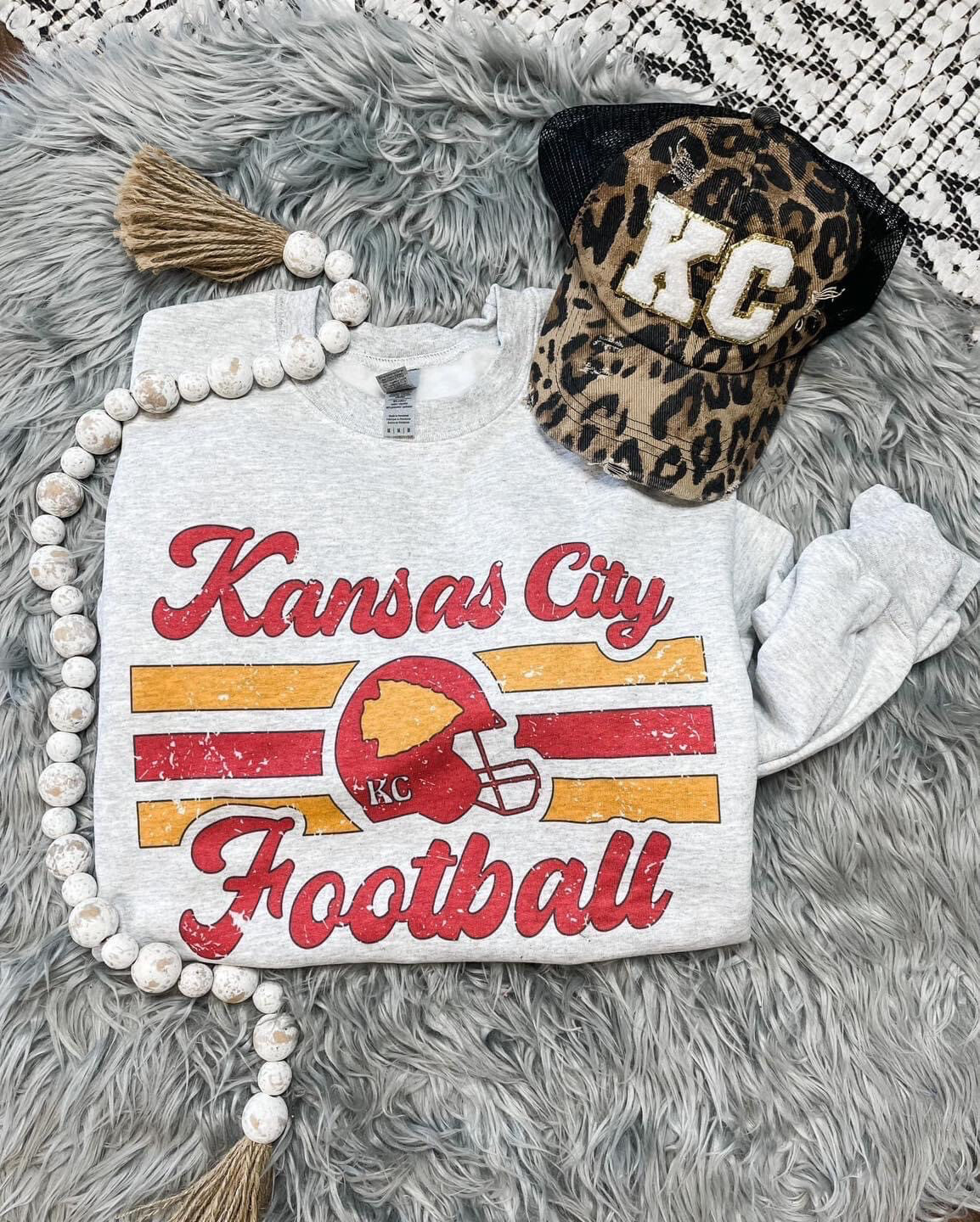 Kc Football Distressed