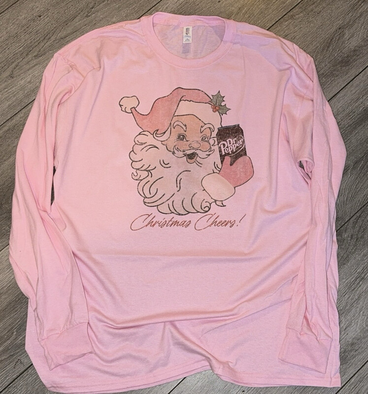 Christmas Cheers Dr Pepper Longsleeve T