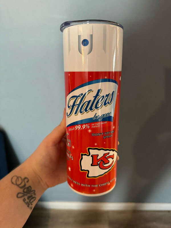 Chiefs Haters Spray Tumbler