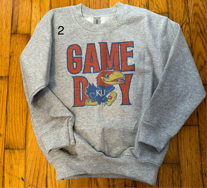 Youth Kansas Jayhawks Crewneck