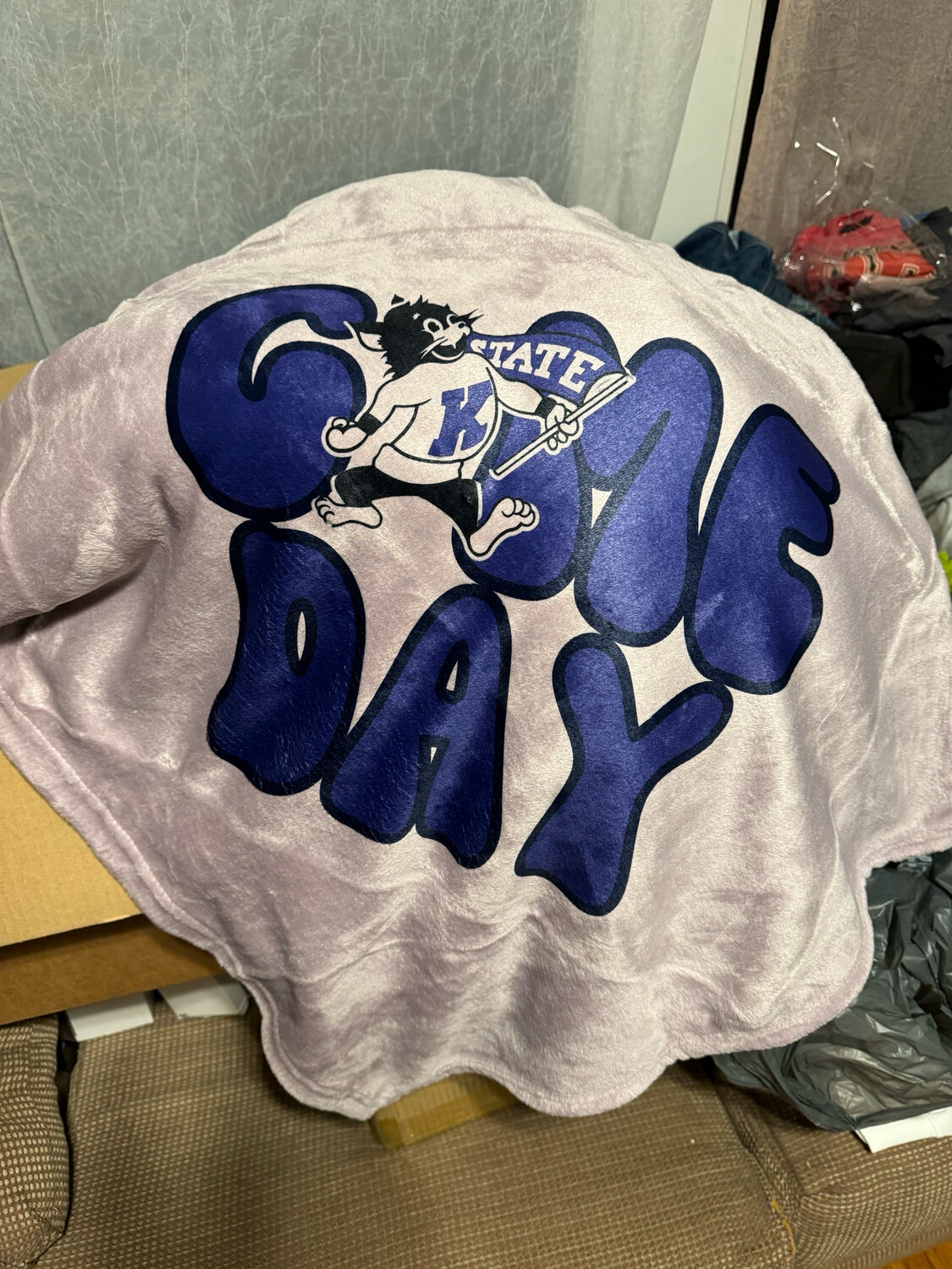 Game Day Kstate Blanket