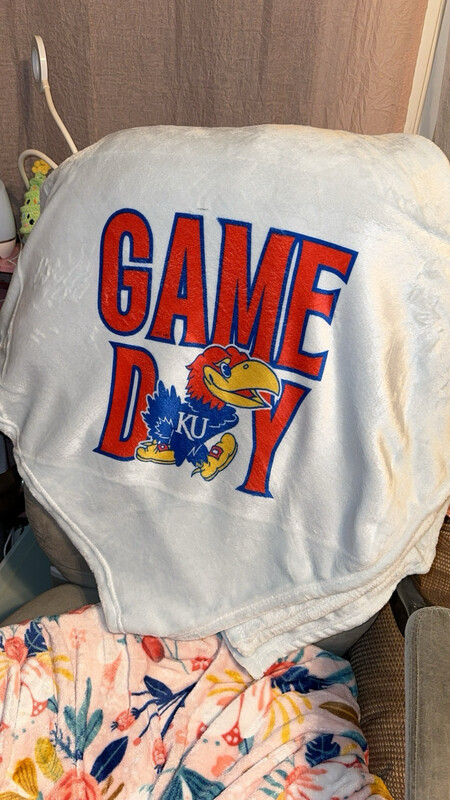 Game Day KU Blanket