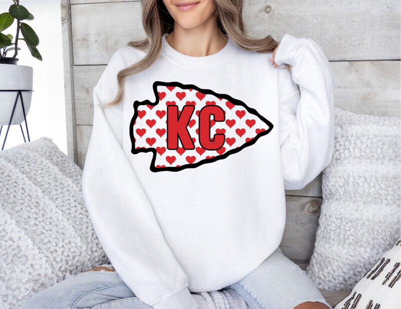 KC Arrowhead Heart