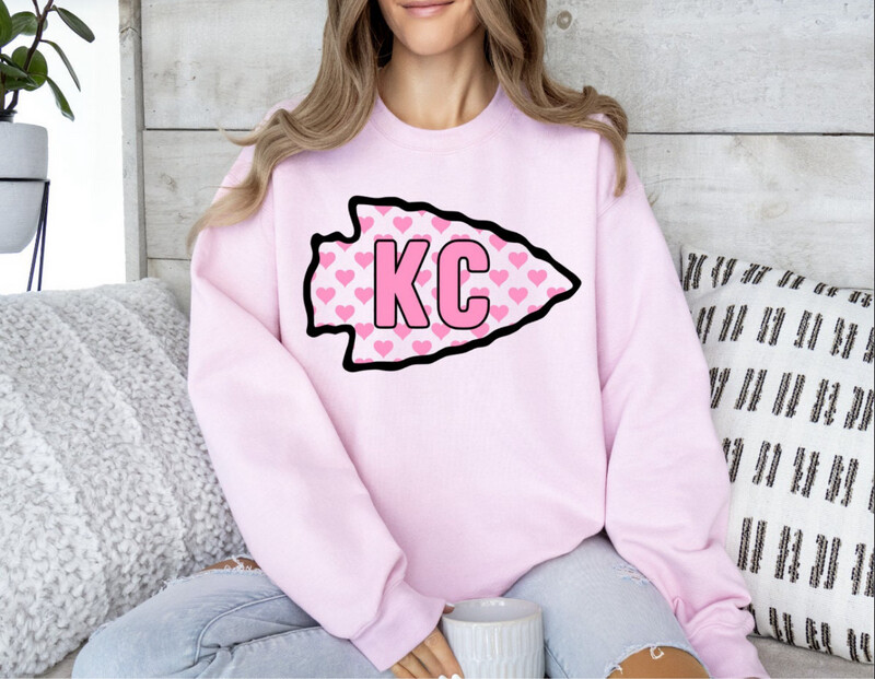 KC Arrowhead Heart Youth T-shirt