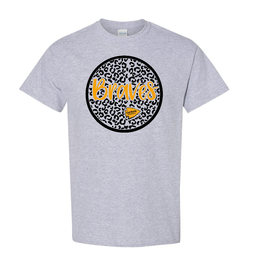 Braves Leopard Print Circle