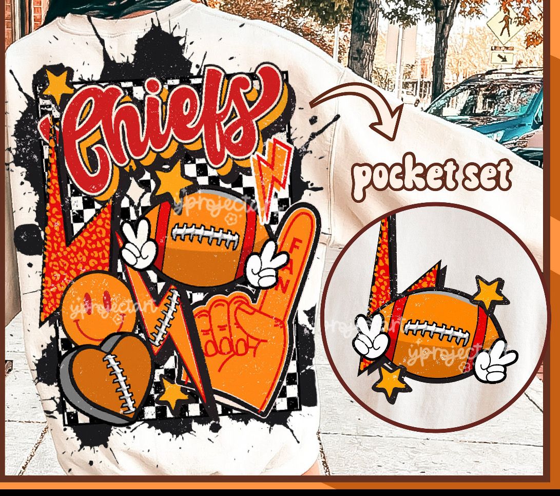 Chiefs Retro Front Back
